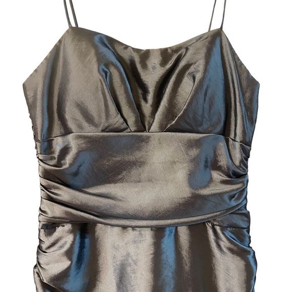 DOLLAR Grey Formal Event Dress Size S - Picture 4 of 13